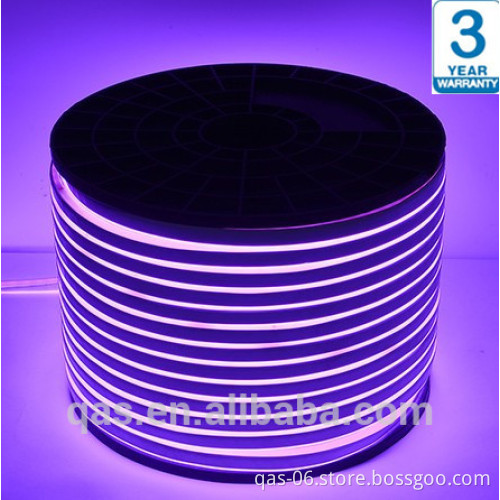 High brightness 180 degree luminescence Purple Color 220V110V led flex neon 120LEDs
